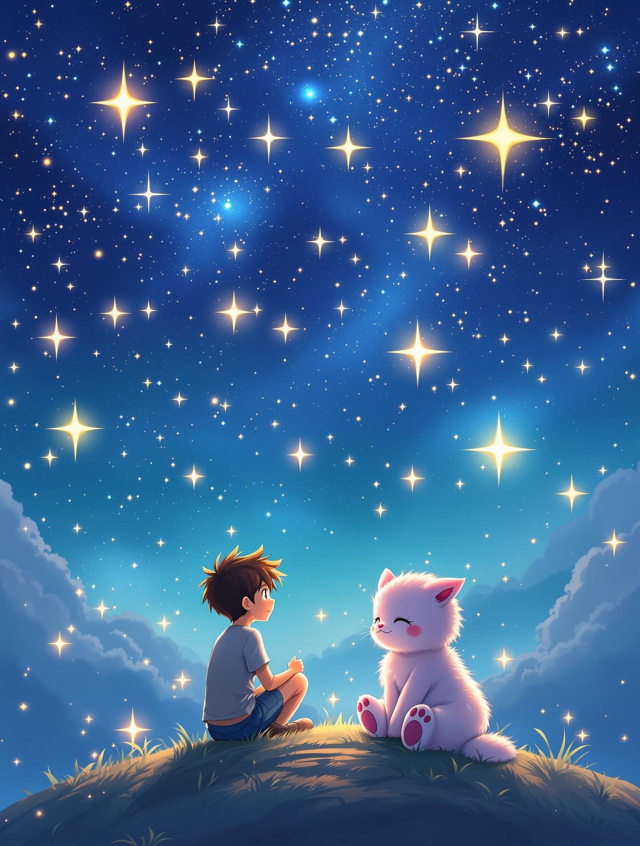 星空下的愿望 - 红果漫看动漫短剧